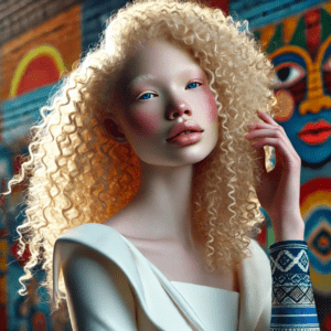 Albino African American Models